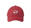 韓國 EMIS Heart Ball Cap【ES066】 Red 一般商品