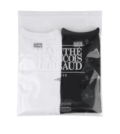 韓國 Marithe Francois Girbaud 2 Pack Lettering Logo Long Sleeve Tee【MD191】 Mix / S 一般商品