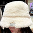 韓國 Marithe Francois Girbaud Circle Logo Fur Bucket【MD076】 Ivory 一般商品