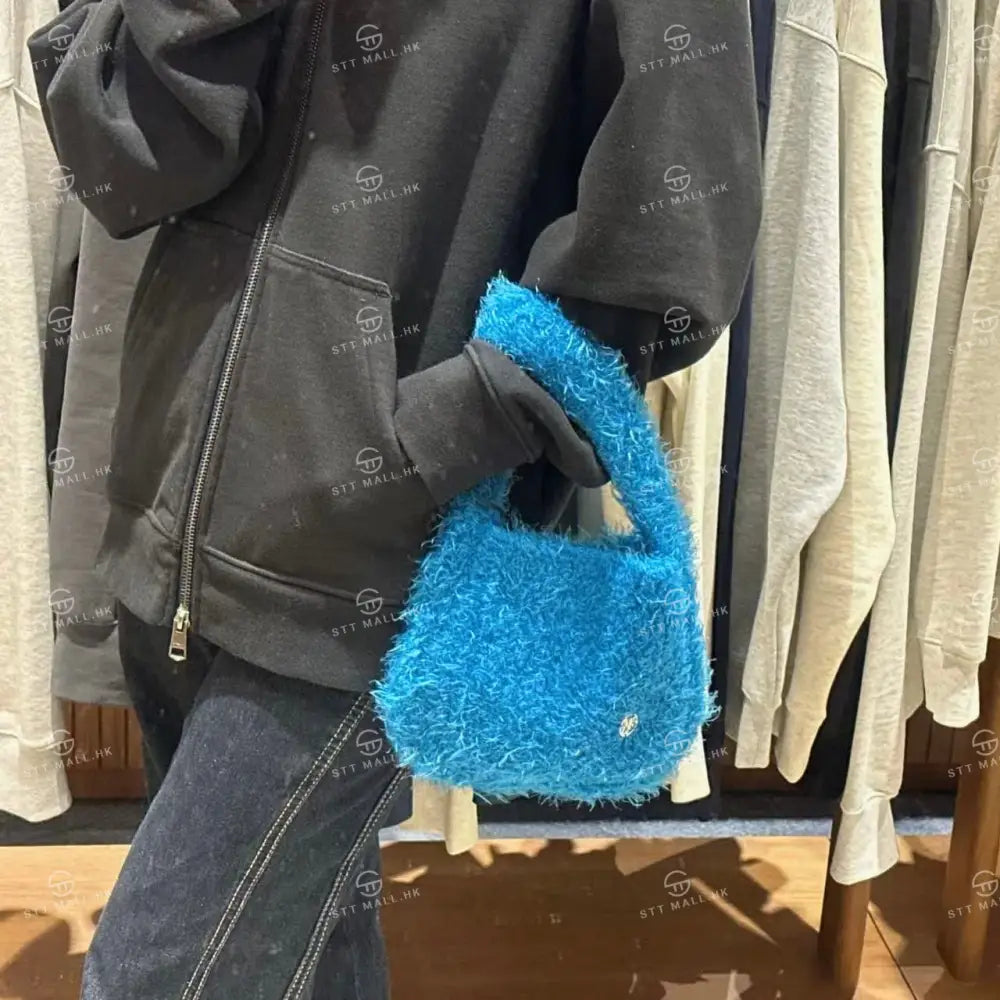 韓國 Marithe Francois Girbaud Circle Logo Mini Knit Bag【MD012】 一般商品