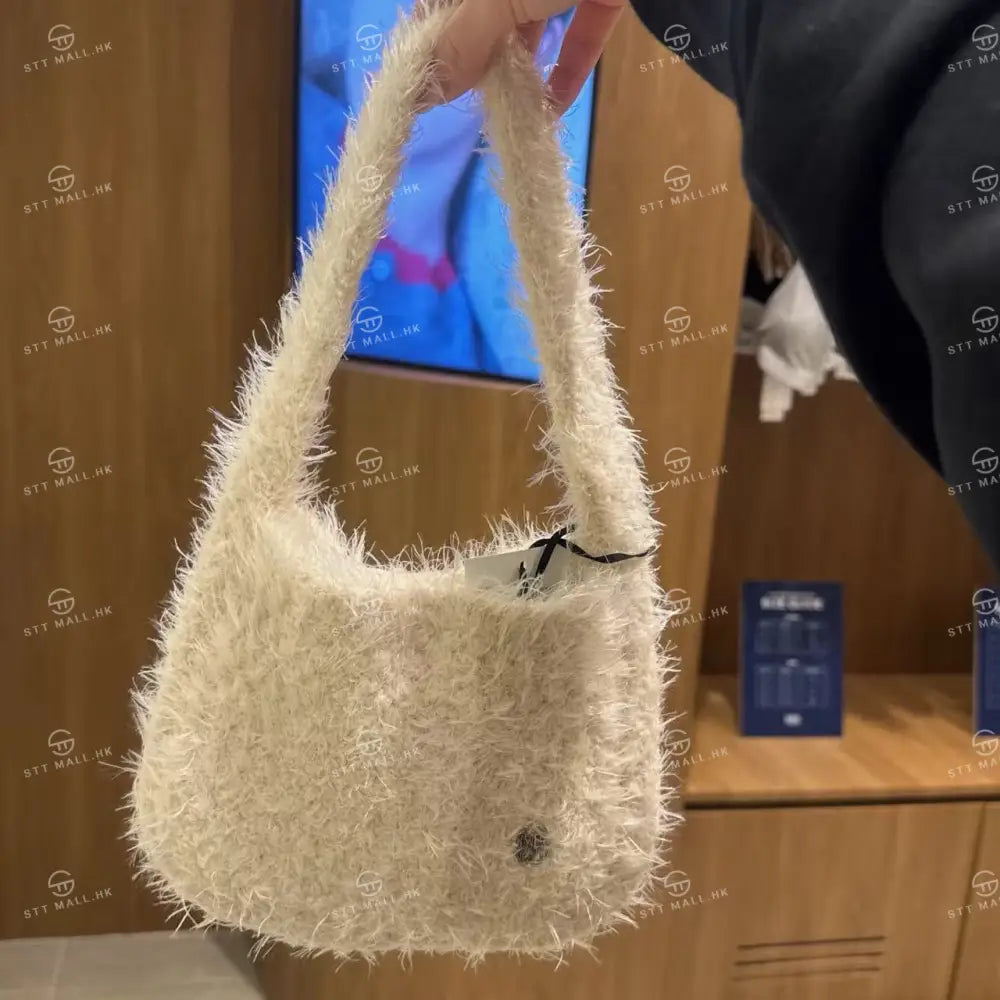 韓國 Marithe Francois Girbaud Circle Logo Mini Knit Bag【MD012】 一般商品