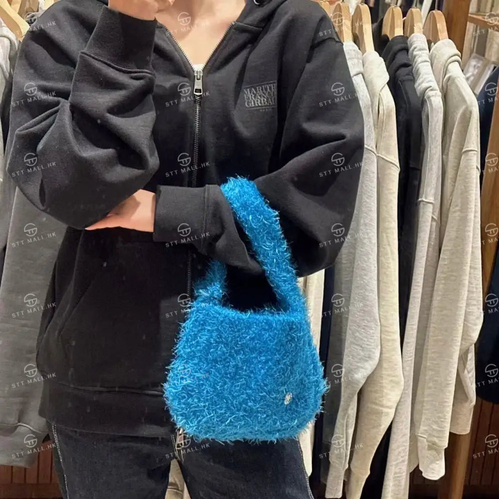 韓國 Marithe Francois Girbaud Circle Logo Mini Knit Bag【MD012】 一般商品