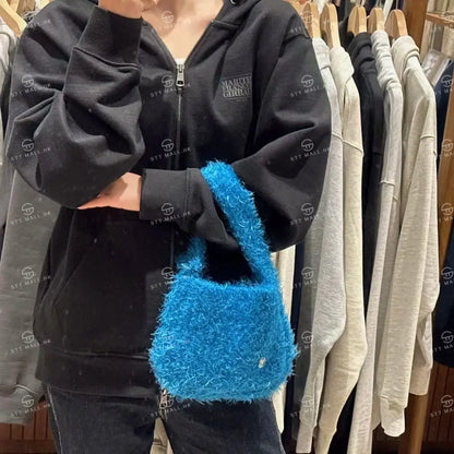 韓國 Marithe Francois Girbaud Circle Logo Mini Knit Bag【MD012】 一般商品