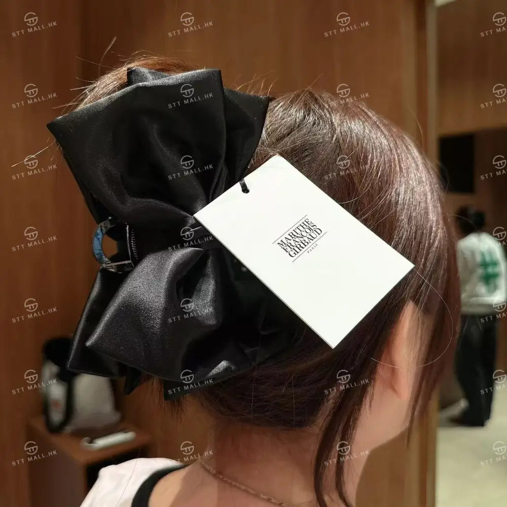 韓國 Marithe Francois Girbaud Circle Logo Ribbon Hair Clip【MD193】 一般商品