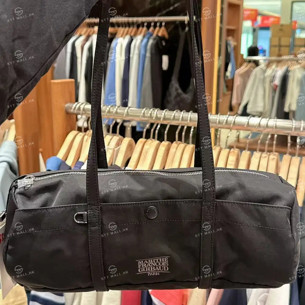 韓國 Marithe Francois Girbaud Claasic Logo Casual Duffle Bag【MD146】 Black 一般商品