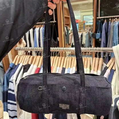 韓國 Marithe Francois Girbaud Claasic Logo Casual Duffle Bag【MD146】 Dark Blue 一般商品
