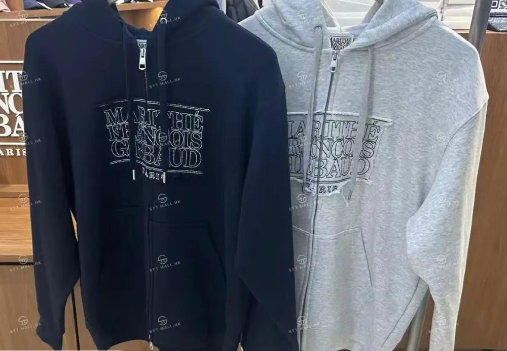 韓國 Marithe Francois Girbaud Classic Logo Applique Hoodie Zipup【MD128】 一般商品