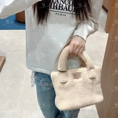 韓國 Marithe Francois Girbaud Classic Logo Boucle Padding Bag【MD025】 Beige 一般商品