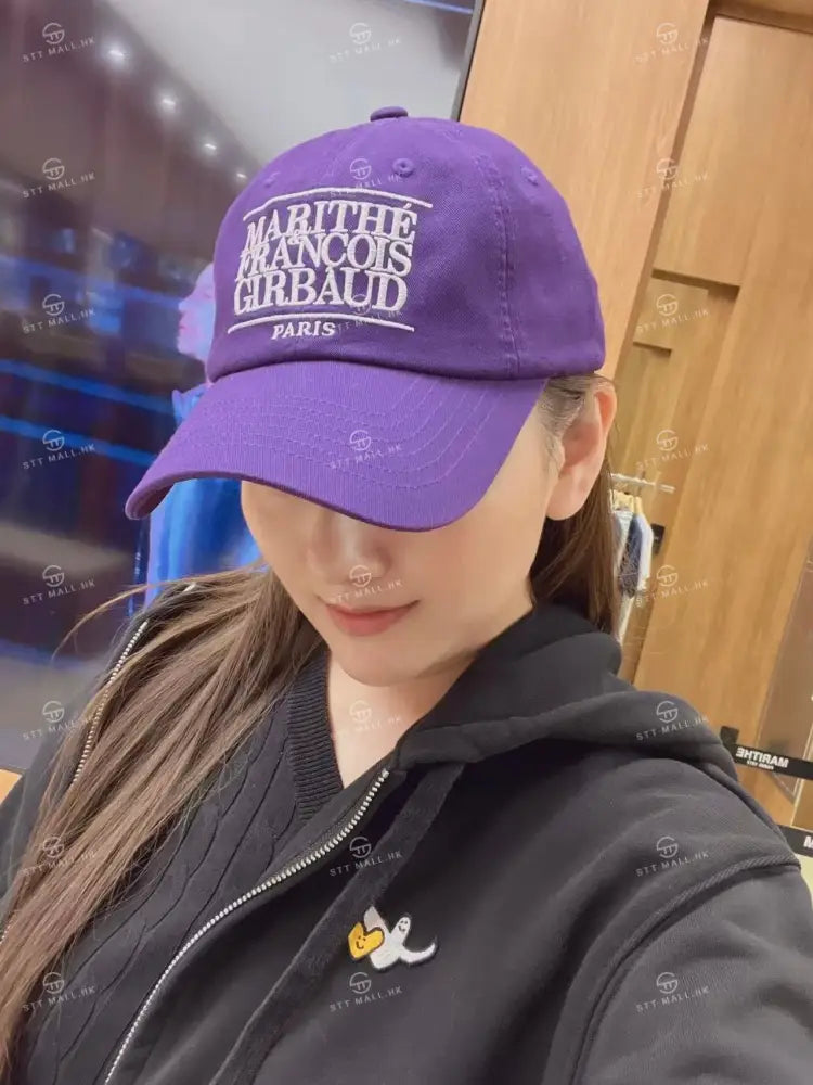 韓國 Marithe Francois Girbaud Classic Logo Cap【MD035】 Purple 一般商品