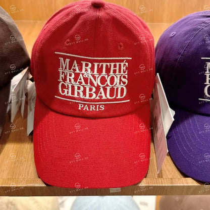韓國 Marithe Francois Girbaud Classic Logo Cap【MD035】 Red 一般商品