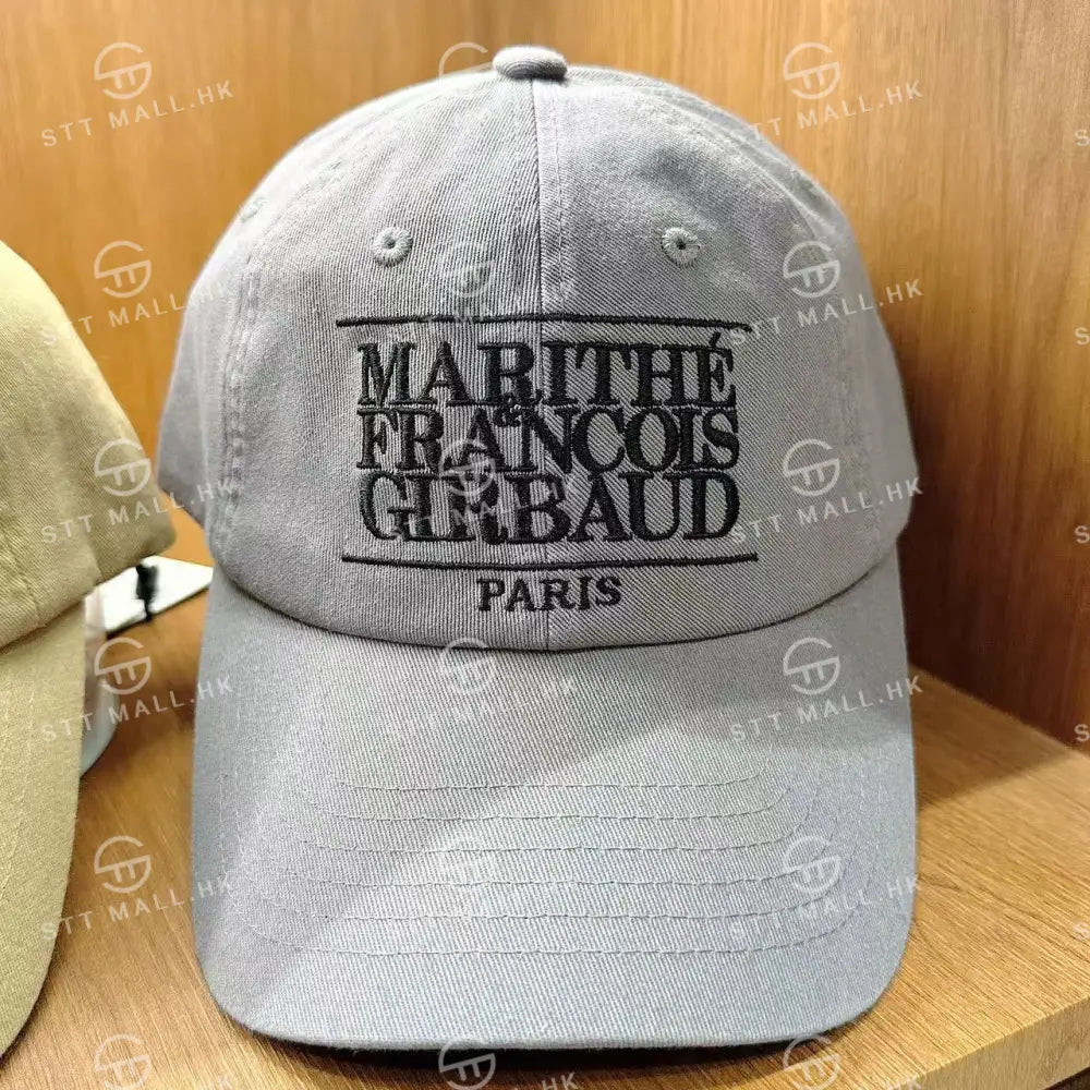 韓國 Marithe Francois Girbaud Classic Logo Cap【MD036】 Gray 一般商品