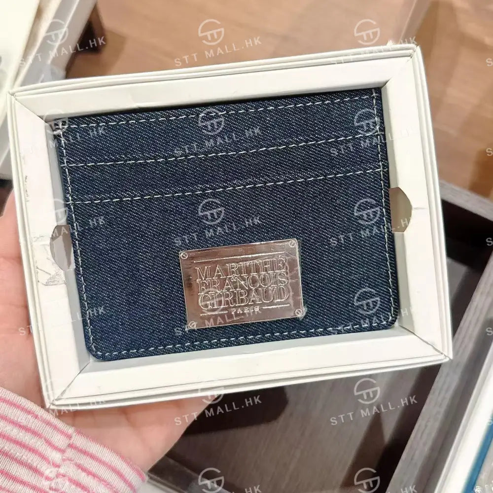 韓國 Marithe Francois Girbaud Classic Logo Card Wallet【MD070】 Indigo 一般商品