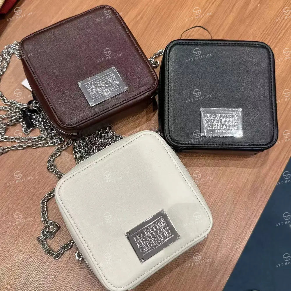 韓國 Marithe Francois Girbaud Classic Logo Chain Zip Wallet【MD068】 一般商品