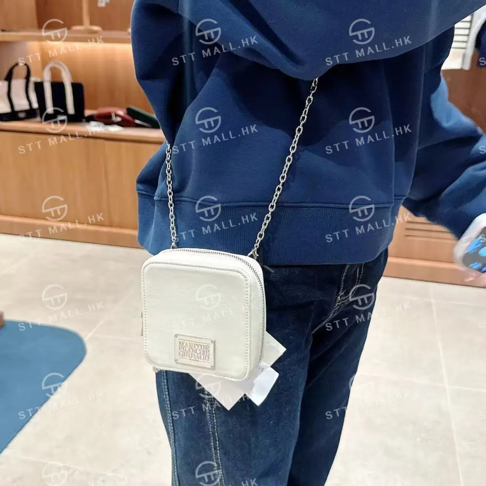 韓國 Marithe Francois Girbaud Classic Logo Chain Zip Wallet【MD068】 一般商品