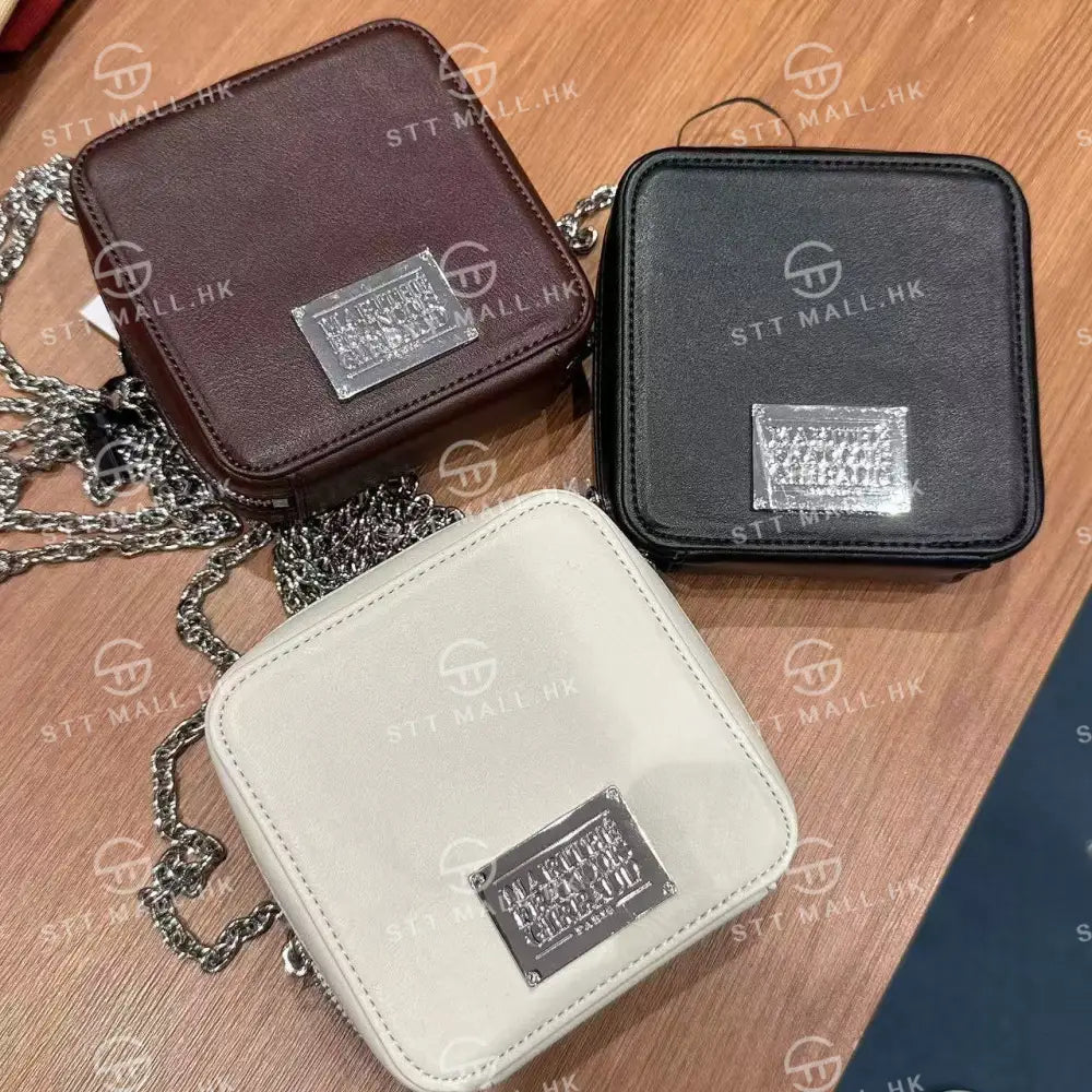 韓國 Marithe Francois Girbaud Classic Logo Chain Zip Wallet【MD068】 一般商品