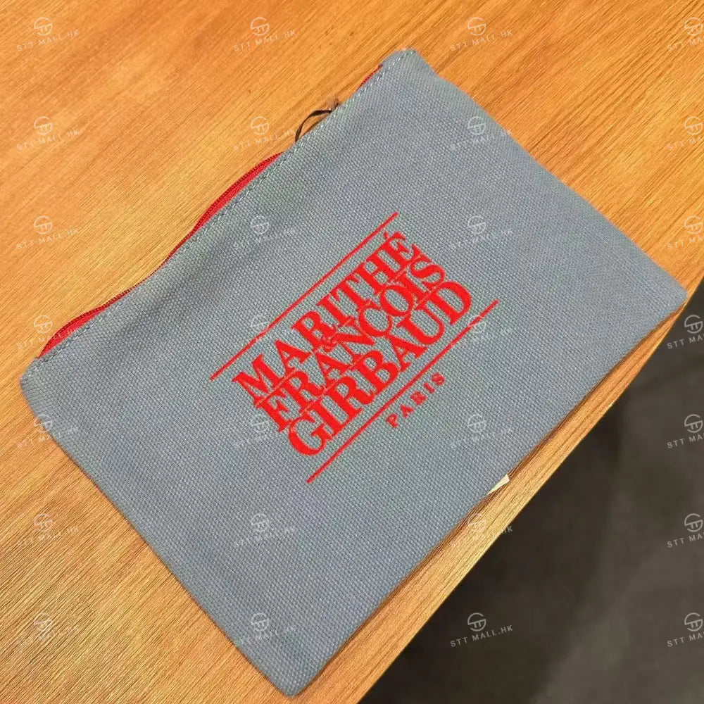 韓國 Marithe Francois Girbaud Classic Logo Color Cotton Pouch【MD064】 Light Blue 一般商品
