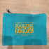 韓國 Marithe Francois Girbaud Classic Logo Color Cotton Pouch【MD064】 Teal 一般商品