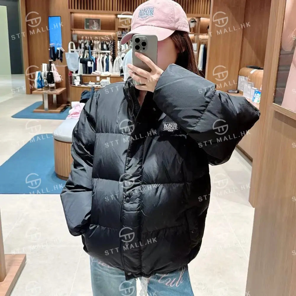 韓國 Marithe Francois Girbaud Classic Logo Down Jacket【MD087】 Black / XS 一般商品