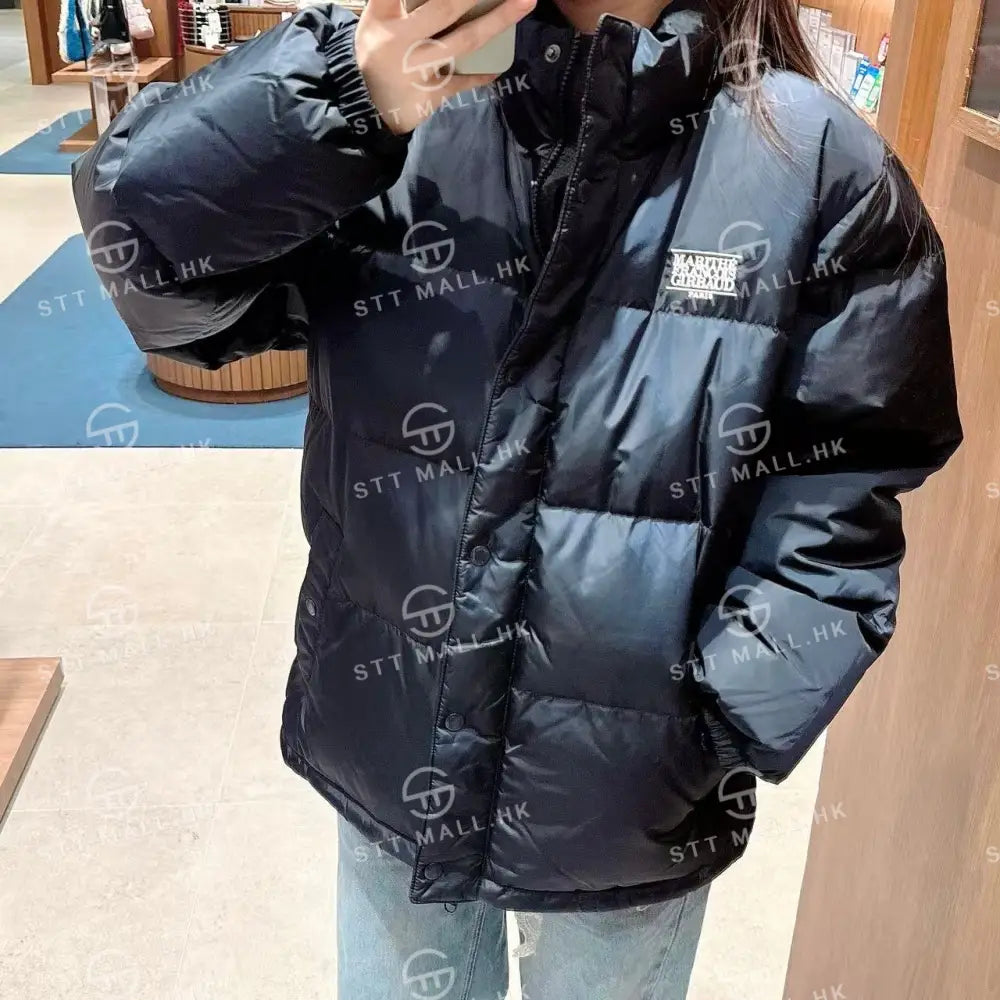 韓國 Marithe Francois Girbaud Classic Logo Down Jacket【MD087】 Navy / XS 一般商品
