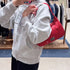 韓國 Marithe Francois Girbaud Classic Logo Hobo Bag【MD186】 Red 一般商品