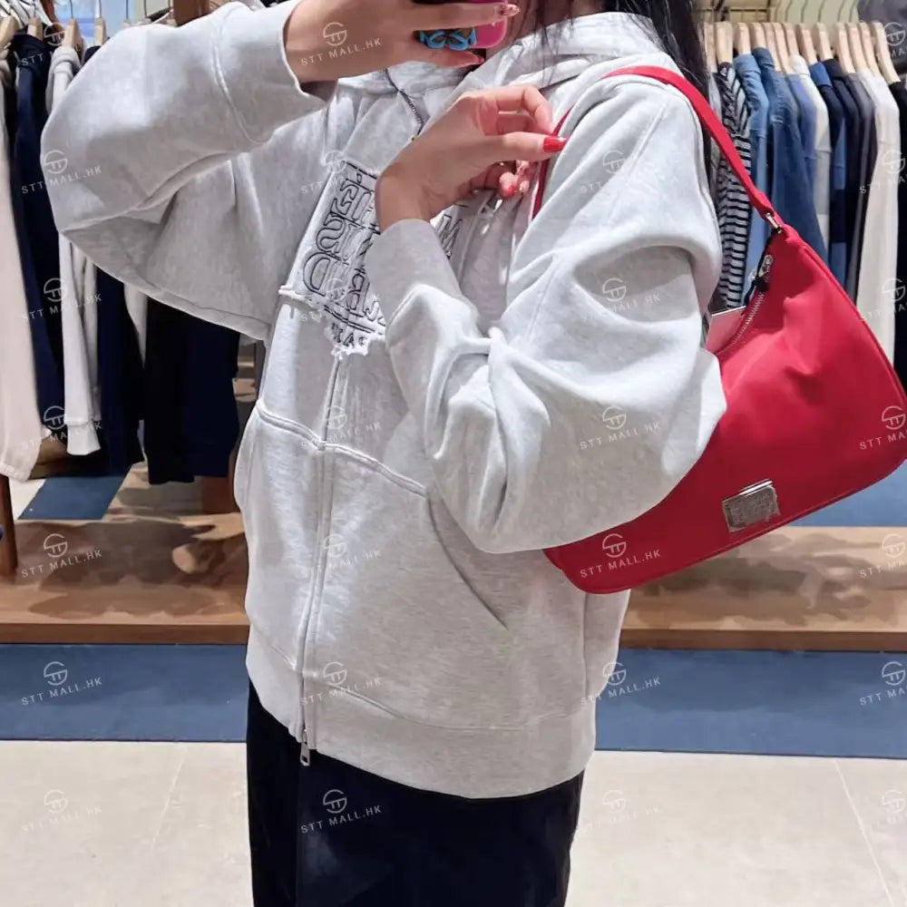 韓國 Marithe Francois Girbaud Classic Logo Hobo Bag【MD186】 Red 一般商品