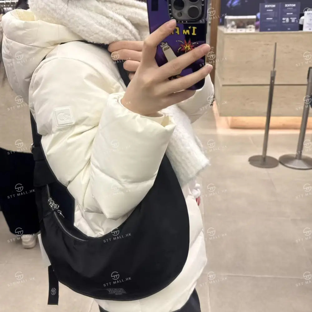 韓國 Marithe Francois Girbaud Classic Logo Hobo Cross Bag【MD105】 一般商品