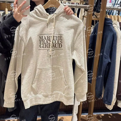 韓國 Marithe Francois Girbaud Classic Logo Hoodie【MD048】 一般商品