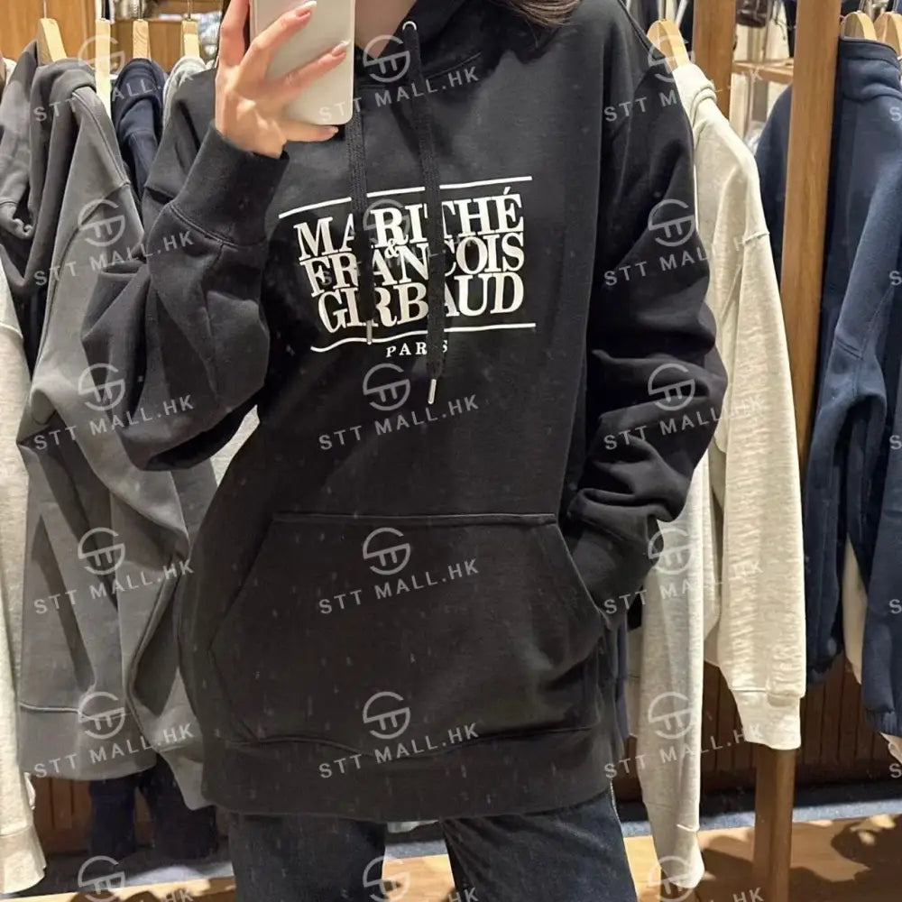 韓國 Marithe Francois Girbaud Classic Logo Hoodie【MD048】 一般商品