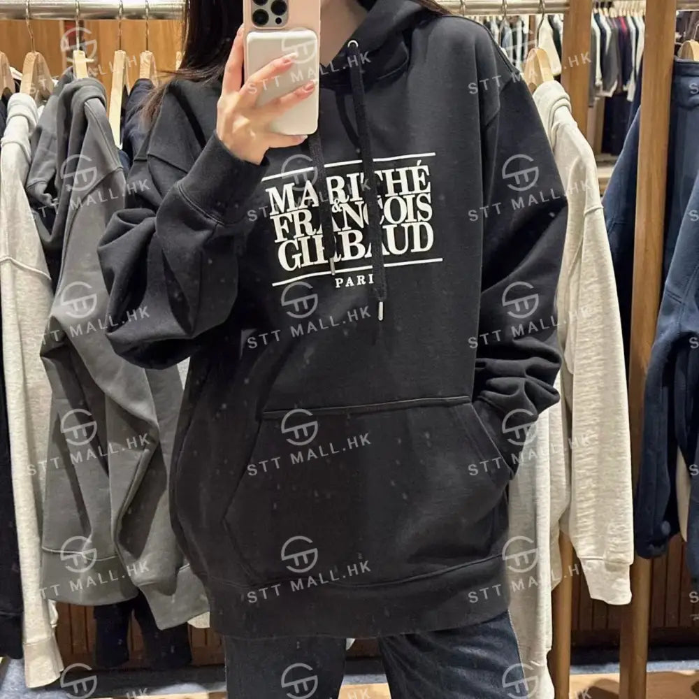 韓國 Marithe Francois Girbaud Classic Logo Hoodie【MD048】 一般商品