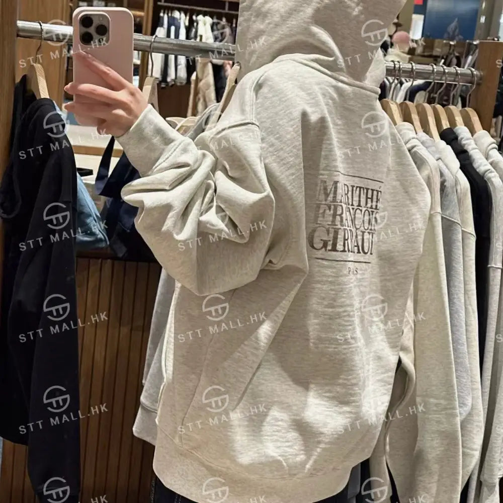 韓國 Marithe Francois Girbaud Classic Logo Hoodie Zipup【MD001】 一般商品