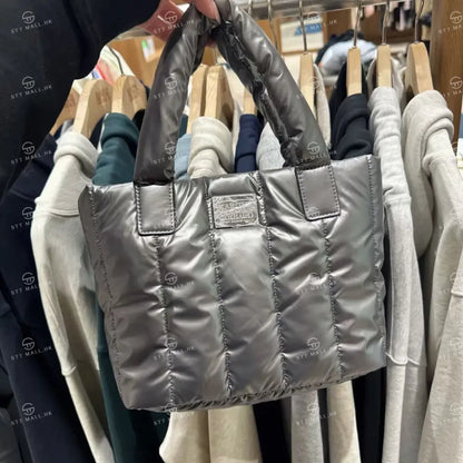 韓國 Marithe Francois Girbaud Classic Logo Matt Metallic Padding Bag【MD008】 一般商品