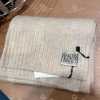 韓國 Marithe Francois Girbaud Classic Logo Muffler【MD079】 Beige 一般商品