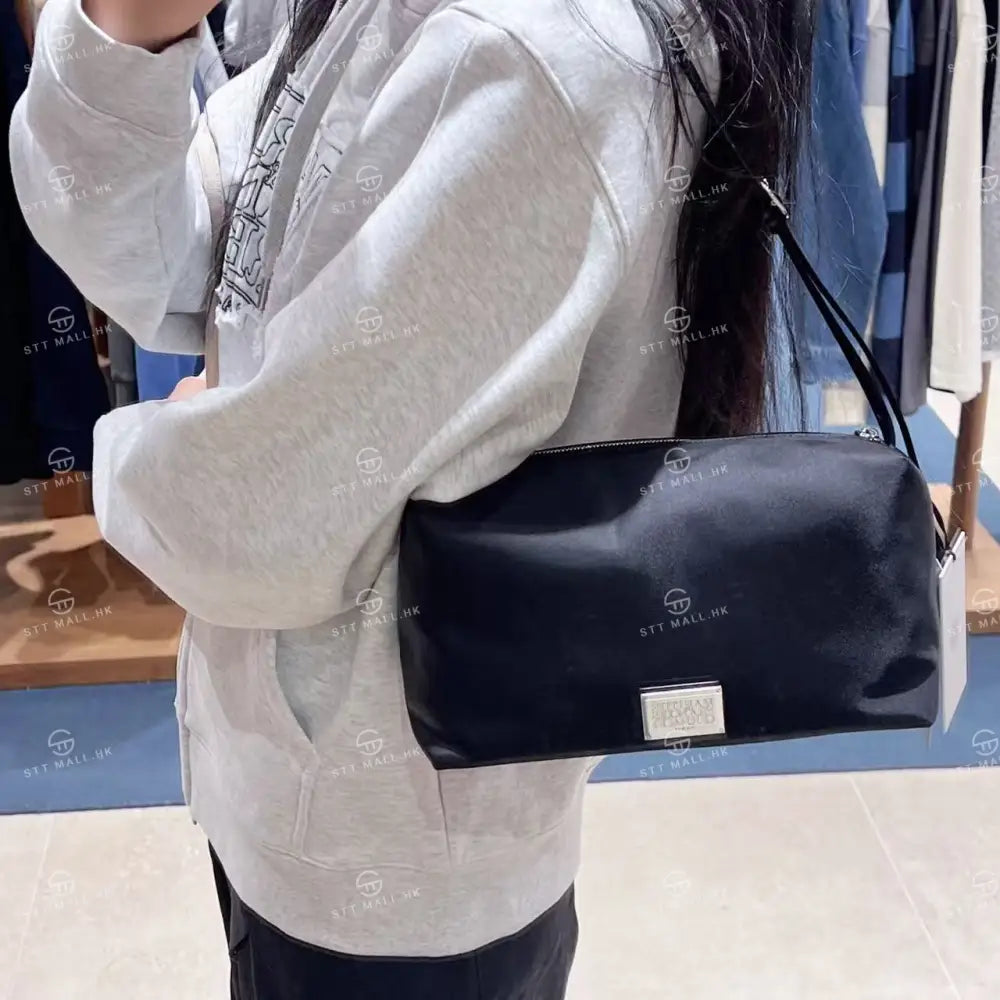 韓國 Marithe Francois Girbaud Classic Logo Nylon Box Bag【MD183】 Black 一般商品