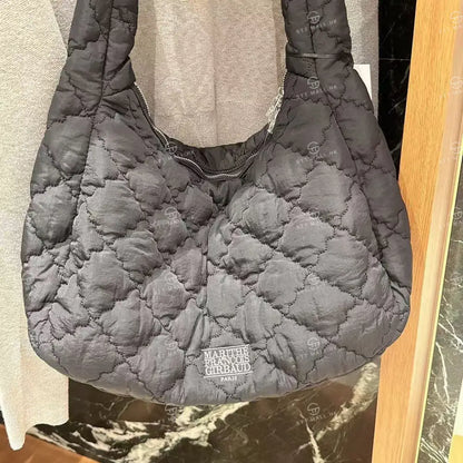 韓國 Marithe Francois Girbaud Classic Logo Padding Cross Bag【MD016】 Black 一般商品