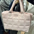 韓國 Marithe Francois Girbaud Classic Logo Padding Tote Bag【MD004】 Baby Pink 一般商品