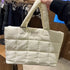 韓國 Marithe Francois Girbaud Classic Logo Padding Tote Bag【MD004】 Ivory 一般商品