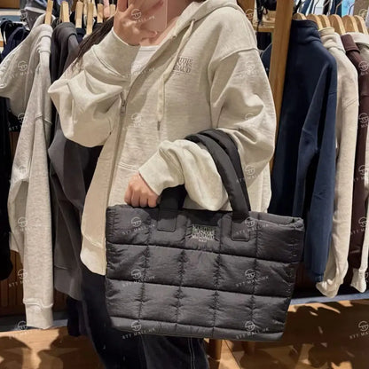 韓國 Marithe Francois Girbaud Classic Logo Padding Tote Bag【MD004】 一般商品