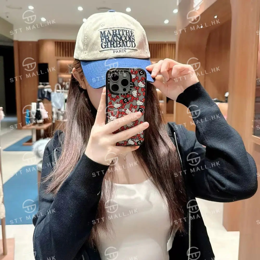 韓國 Marithe Francois Girbaud Classic Logo Panel Color Block Cap【MD093】 Navy 一般商品