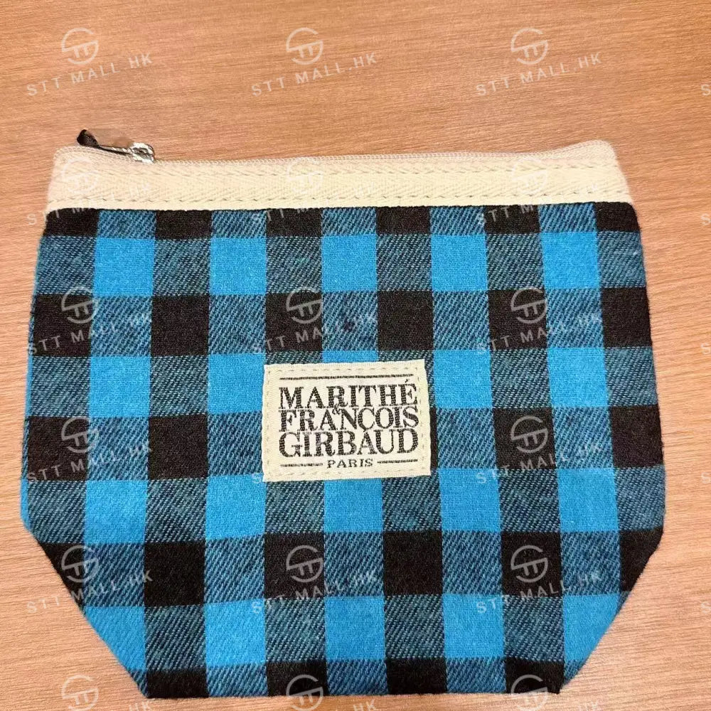韓國 Marithe Francois Girbaud Classic Logo Pouch【MD065】 Blue 一般商品