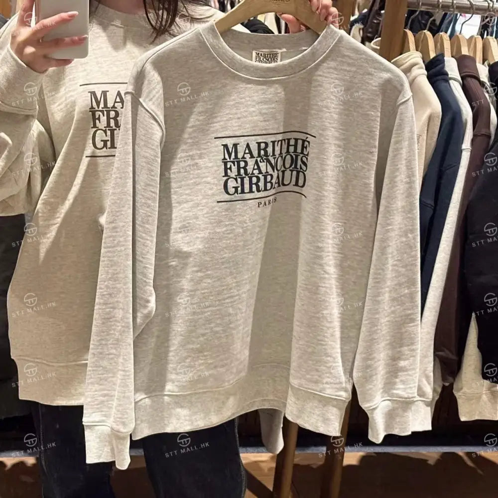 韓國 Marithe Francois Girbaud Classic Logo Sweatshirt【MD061】 一般商品