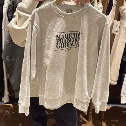 韓國 Marithe Francois Girbaud Classic Logo Sweatshirt【MD061】 一般商品
