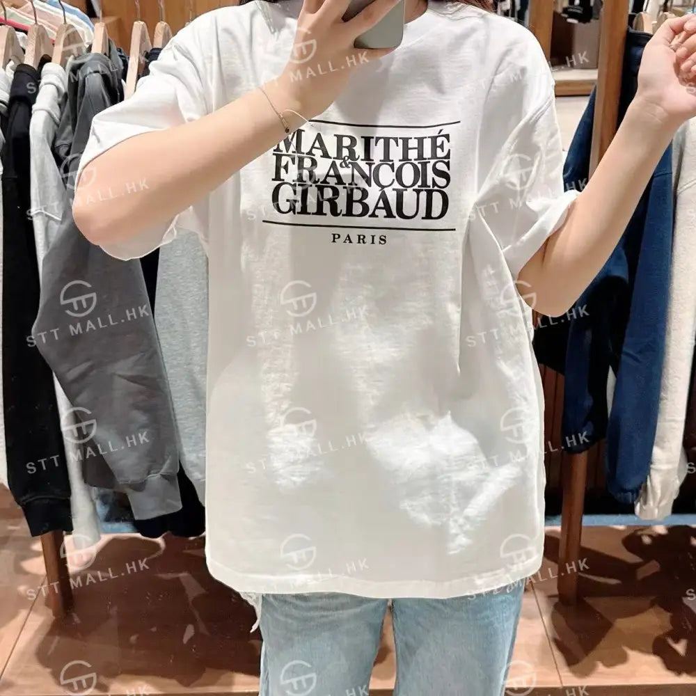 韓國 Marithe Francois Girbaud Classic Logo Tee【MD049】 一般商品