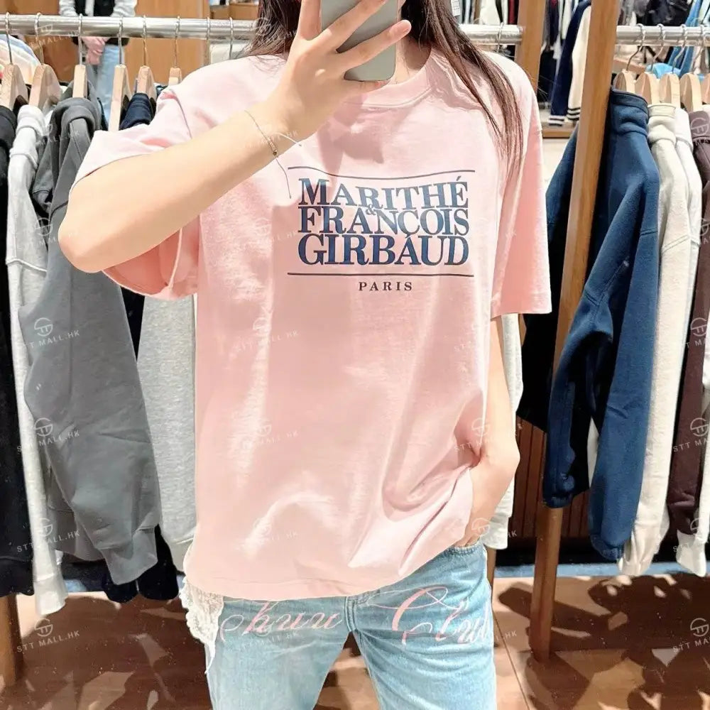 韓國 Marithe Francois Girbaud Classic Logo Tee【MD050】 一般商品