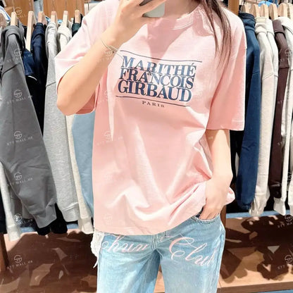 韓國 Marithe Francois Girbaud Classic Logo Tee【MD050】 一般商品