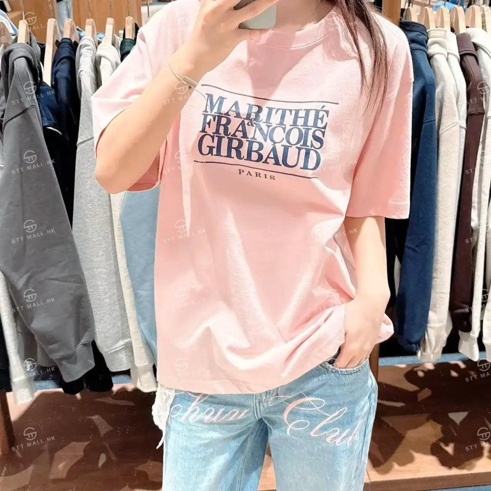 韓國 Marithe Francois Girbaud Classic Logo Tee【MD050】 一般商品