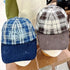 韓國 Marithe Francois Girbaud Classic Logo Two Tone Check Cap【MD029】 Brown 一般商品