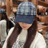 韓國 Marithe Francois Girbaud Classic Logo Two Tone Check Cap【MD029】 Navy 一般商品