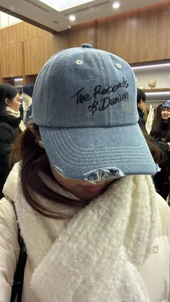 韓國 Marithe Francois Girbaud Denim Archive Damaged Covered Cap【MD107】 Blue 一般商品