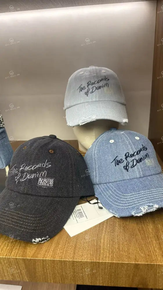 韓國 Marithe Francois Girbaud Denim Archive Damaged Covered Cap【MD107】 一般商品