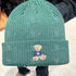 韓國 Marithe Francois Girbaud Doodle Bear Beanie【MD075】 Dark Green 一般商品